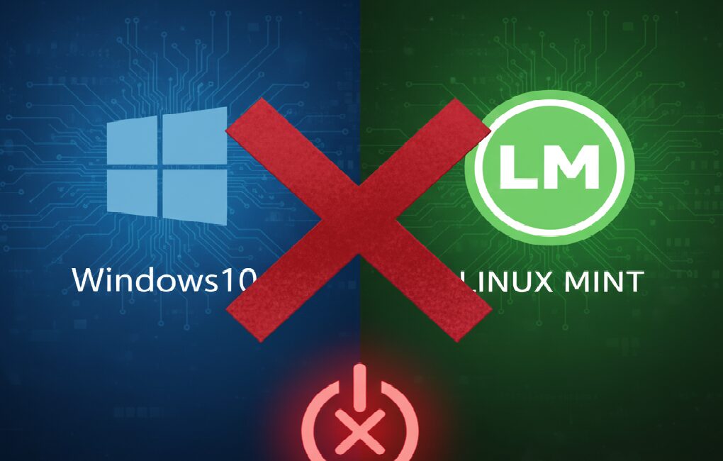 Windows10とLINUX MINTをデュアルブートにしたらシャットダウン出来なくなった話
