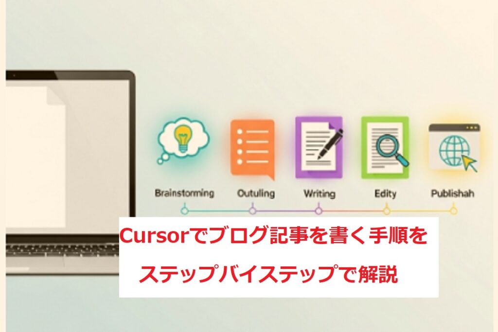 Cursorでブログ記事を作成する時の手順（ステップバイステップで）