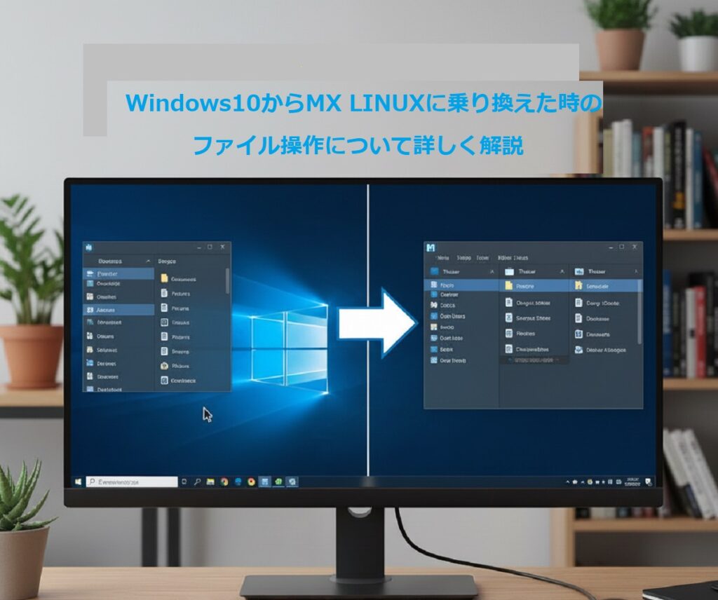 【MX Linux(32ビット版)入門】Windows 10から引っ越した人が知っておきたい、ファイル操作の基本と「Thunar」の使い方。