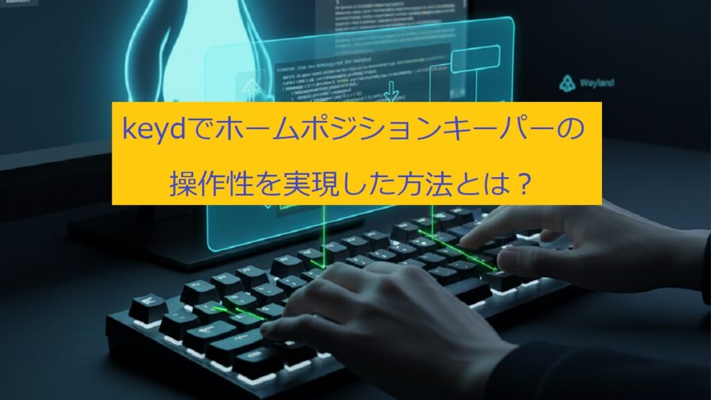 Linuxでも「ホームポジションキーパー(hpk)」が使いたい! keydで実現した爆速タイピング環境
